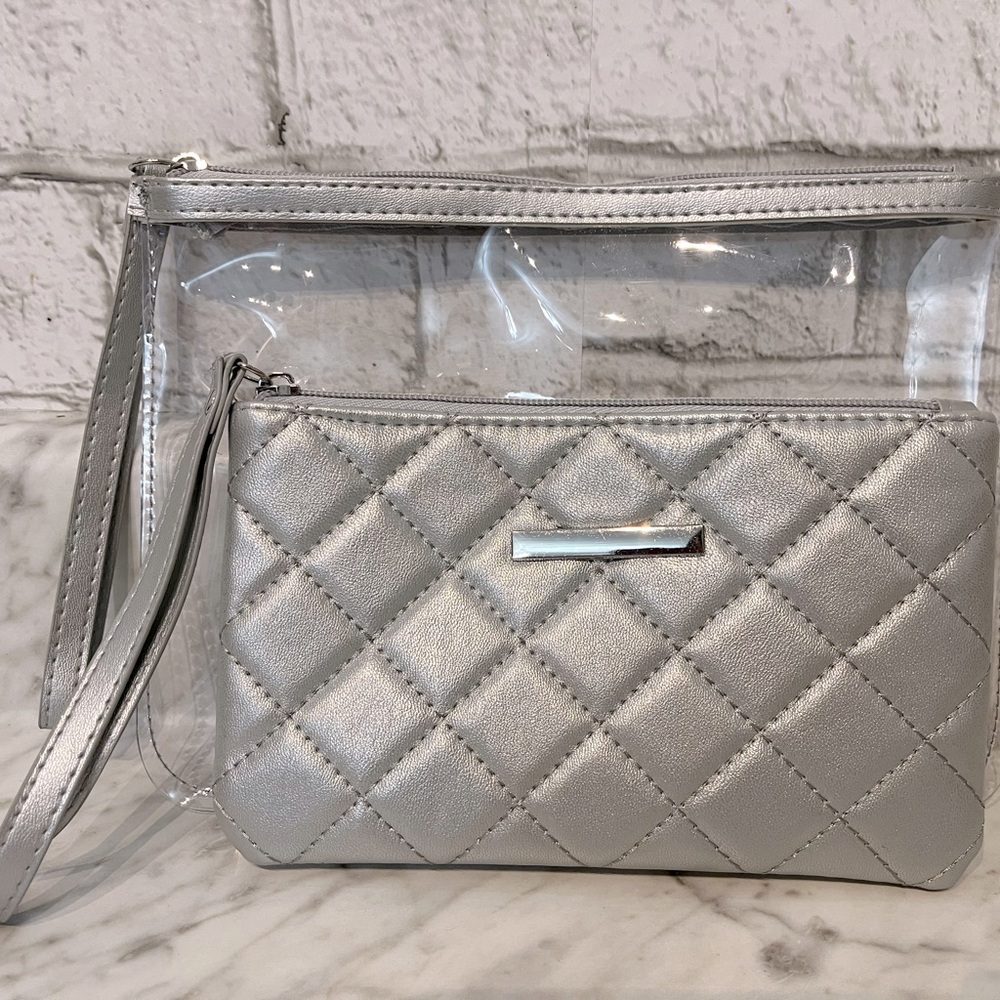 Two piece cosmetic/accessory bags